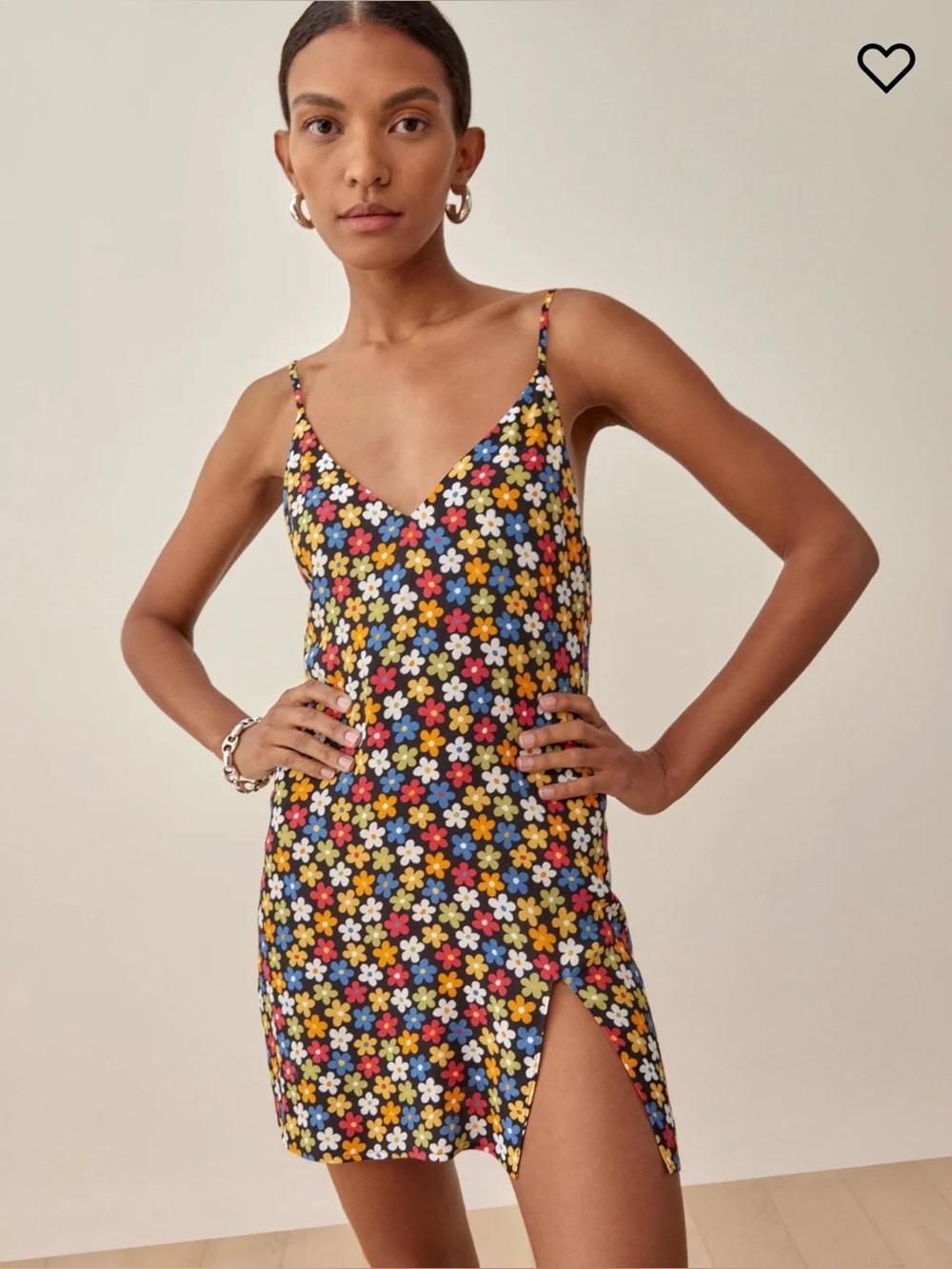 Reformation Danica Mini Dress Marlowe Floral Sleeveless L